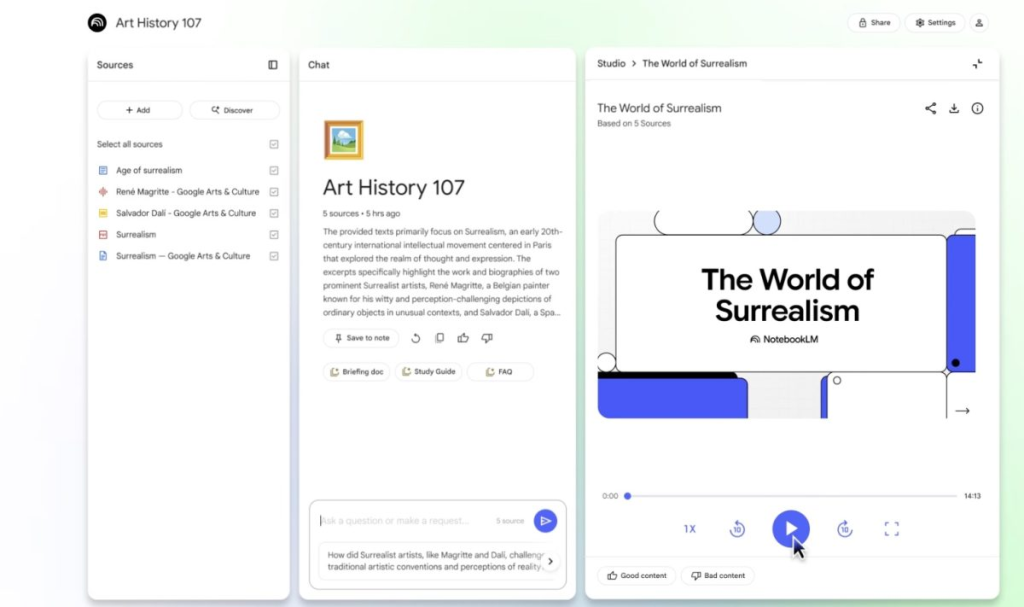 Google NotebookLM 完整教學|學生研究生職場必備AI工具,告別資料整理地獄 3 NoteBook LM 影片